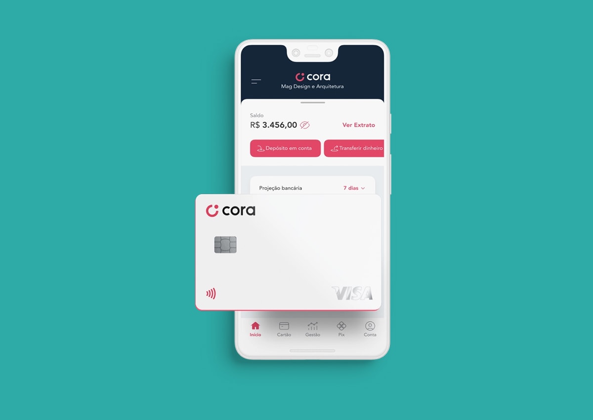 App e Cartão - Banco Cora